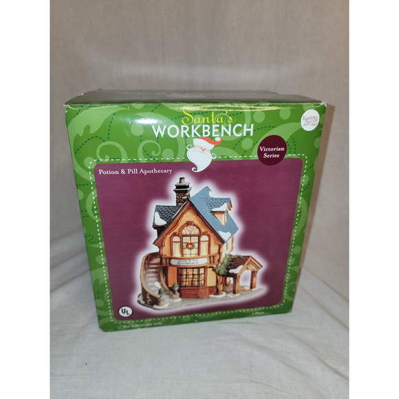 2002 Santas Workbench Potion and Apothocary (Works!) Christmas Decor - Picture 2 of 7